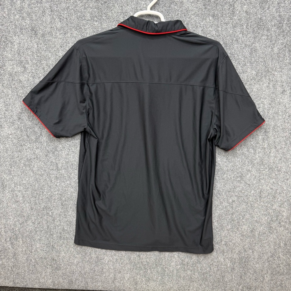 Under Armour Polo Black Maryland Men's loose  size XL red trim - Picture 2 of 10